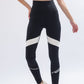 Black Piping Color Block Leggings