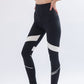 Black Piping Color Block Leggings