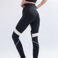 Black Piping Color Block Leggings