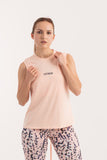 Peach Open Back Top