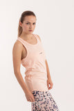 Peach Sleeveless Top - tops, workout tops
