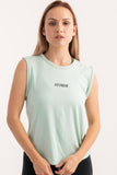 Mint Back Detail Top