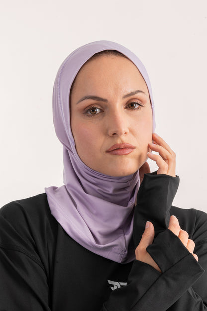 Lilac Sports Hijab - sports bras, support