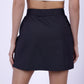 Black Basic Tennis Skort