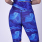 Blue Marble Printed Cycling Short