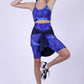 Blue Marble Printed Cycling Short