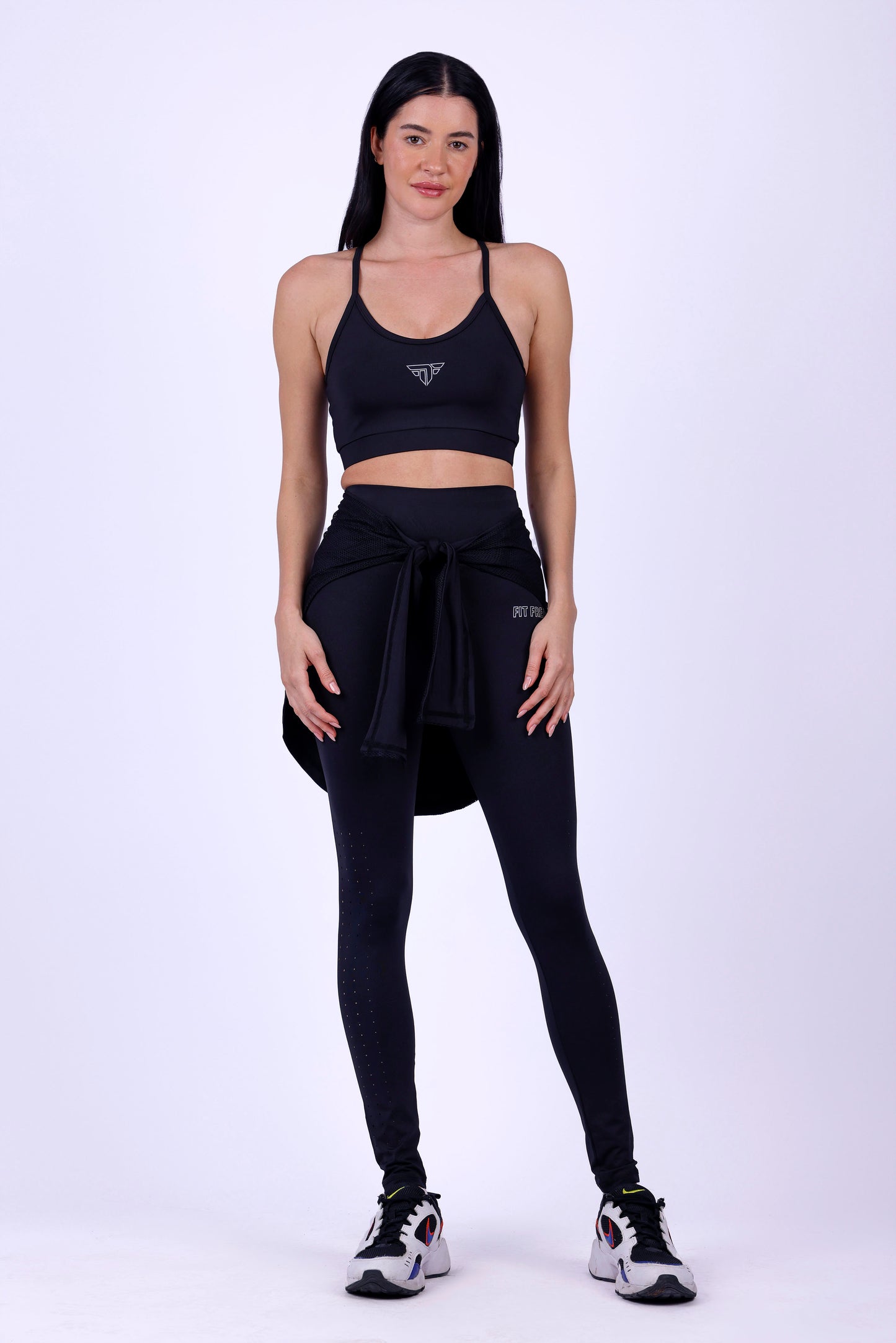 Mesh Black Hip Cover With Sleeves