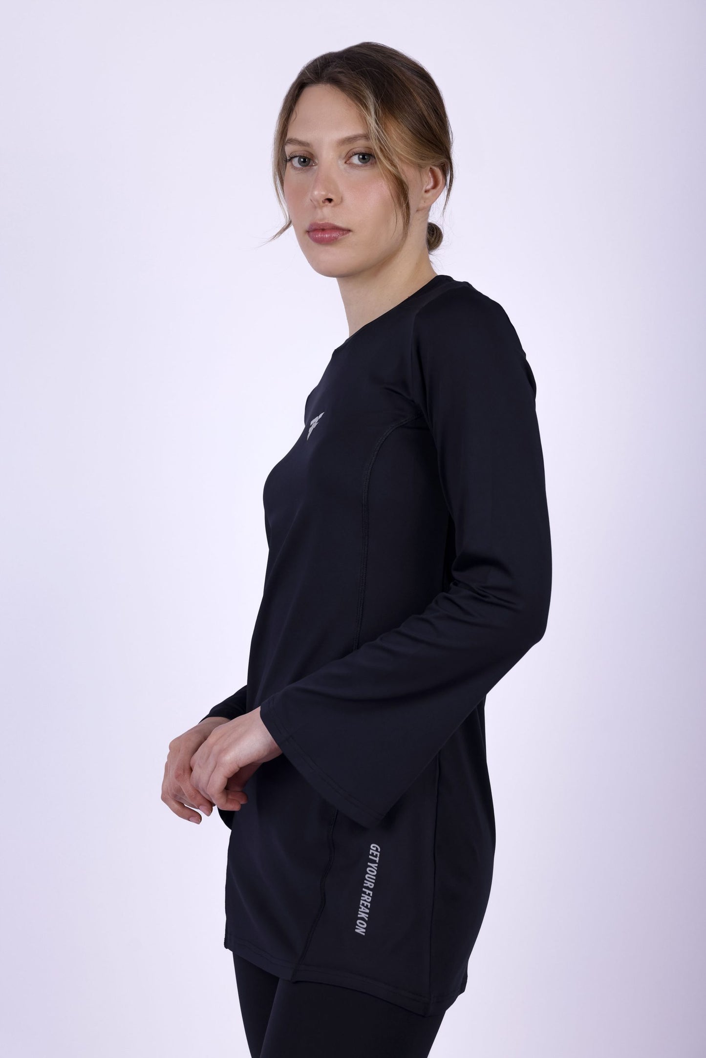 Training Bell Sleeve Top In Black