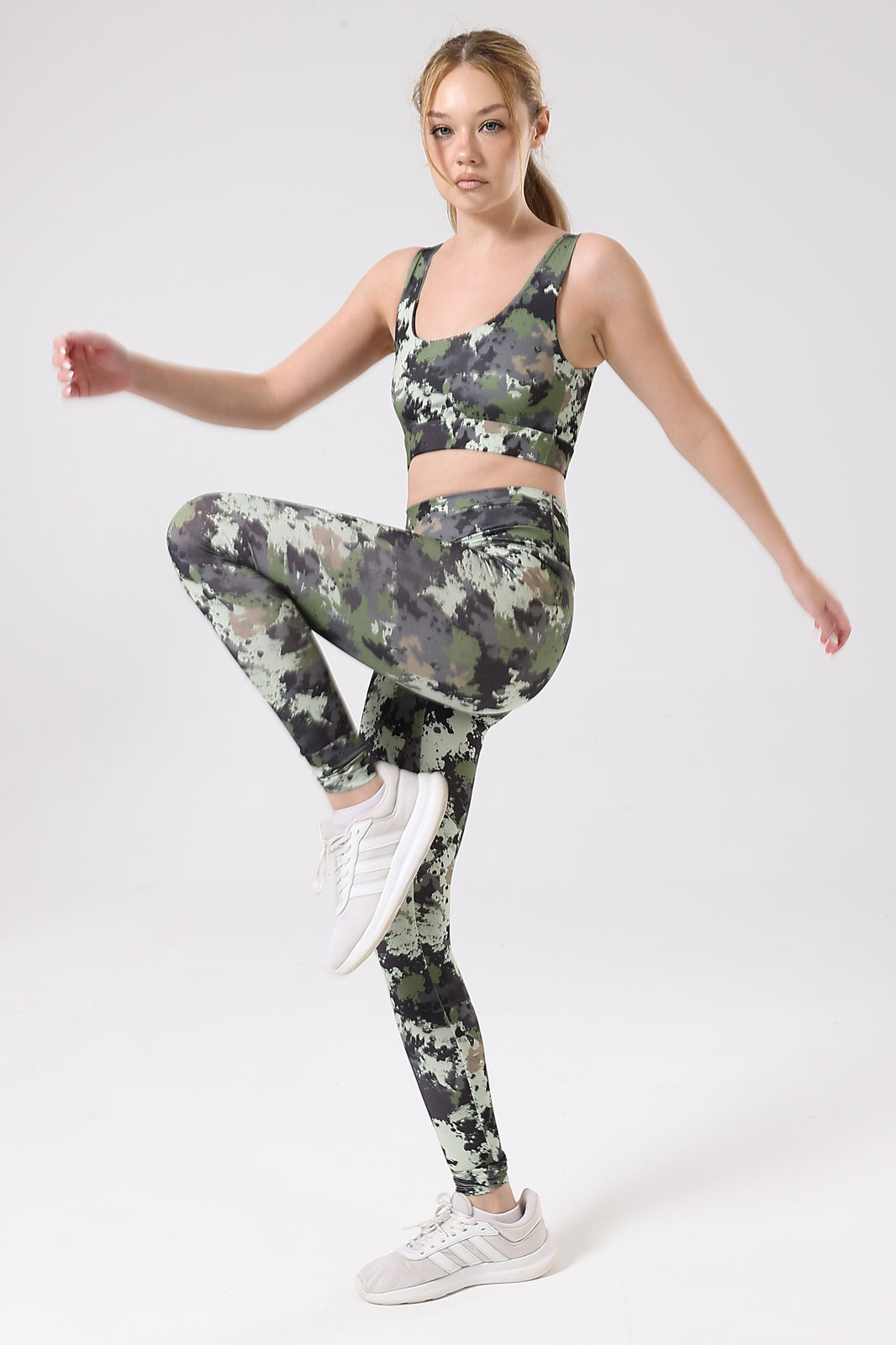 Storm splash print leggings