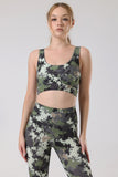 Storm Splash Print Sports Bra