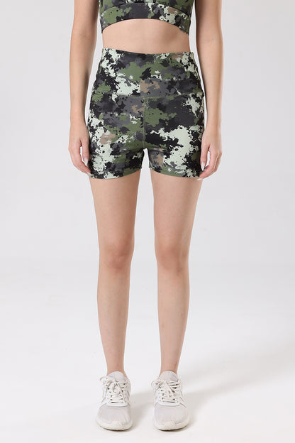 Storm splash print shorts