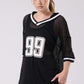 Black Ninety-Nine See-Through Tshirt