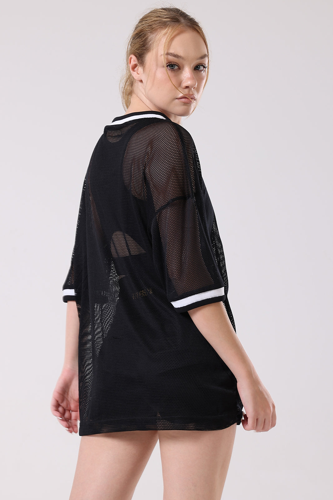 Black Ninety-Nine See-Through Tshirt