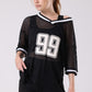 Black Ninety-Nine See-Through Tshirt