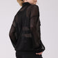 Mesh See-Through Black Jacket