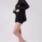 Mesh See-Through Black Jacket