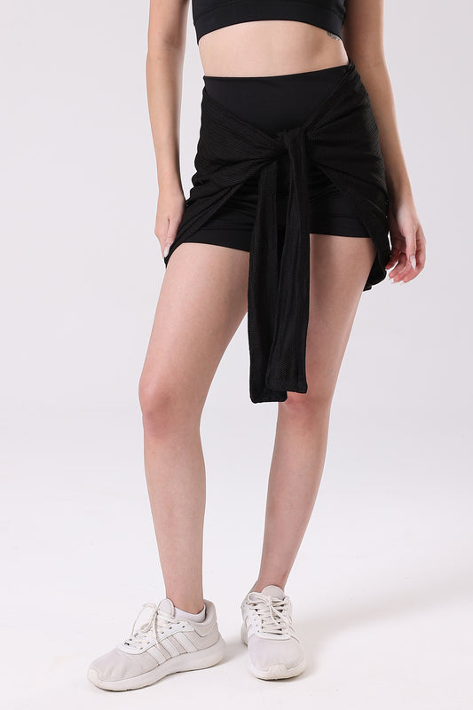 Mesh Black Hip Cover With Sleeves