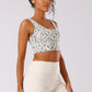 Ink Storm Print Sports Bra