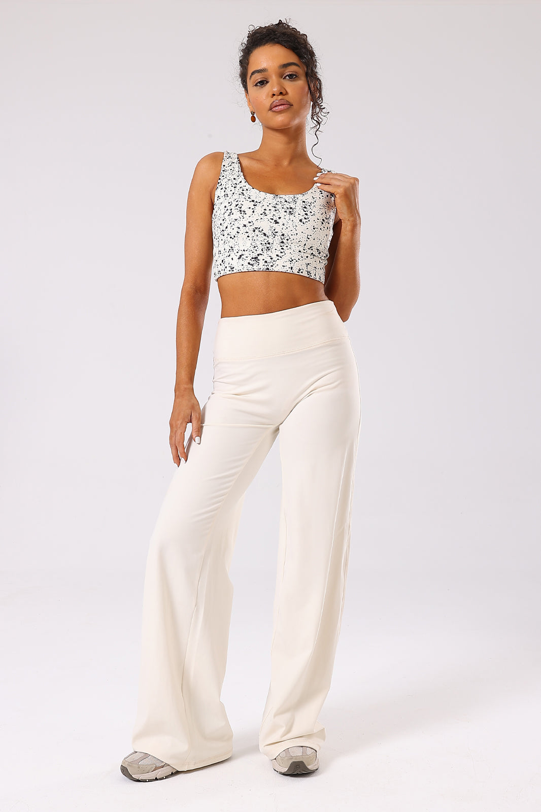 Ink Storm Print Sports Bra