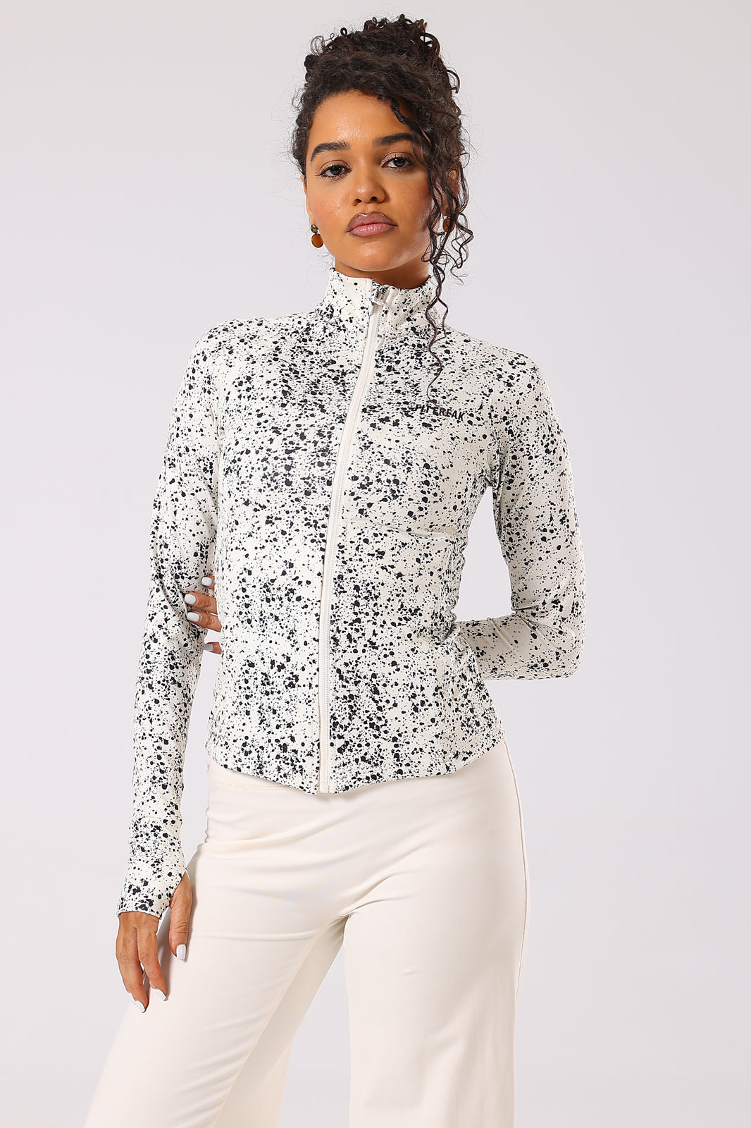 Ink Storm Print Jacket