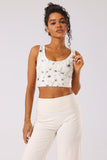 Storm Bloom Print Sports Bra