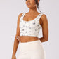 Storm Bloom Print Sports Bra
