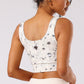 Storm Bloom Print Sports Bra