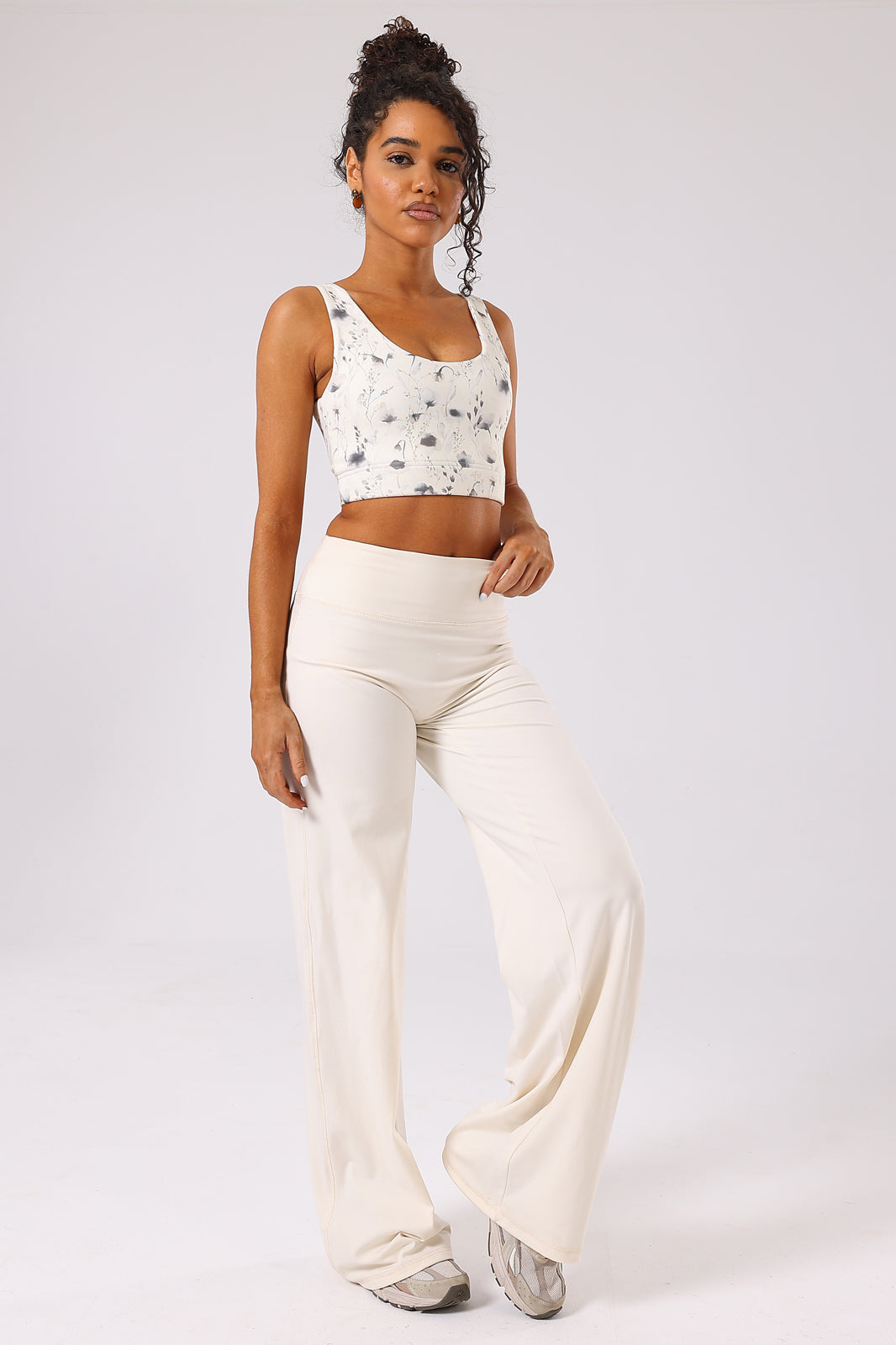 Storm Bloom Print Sports Bra