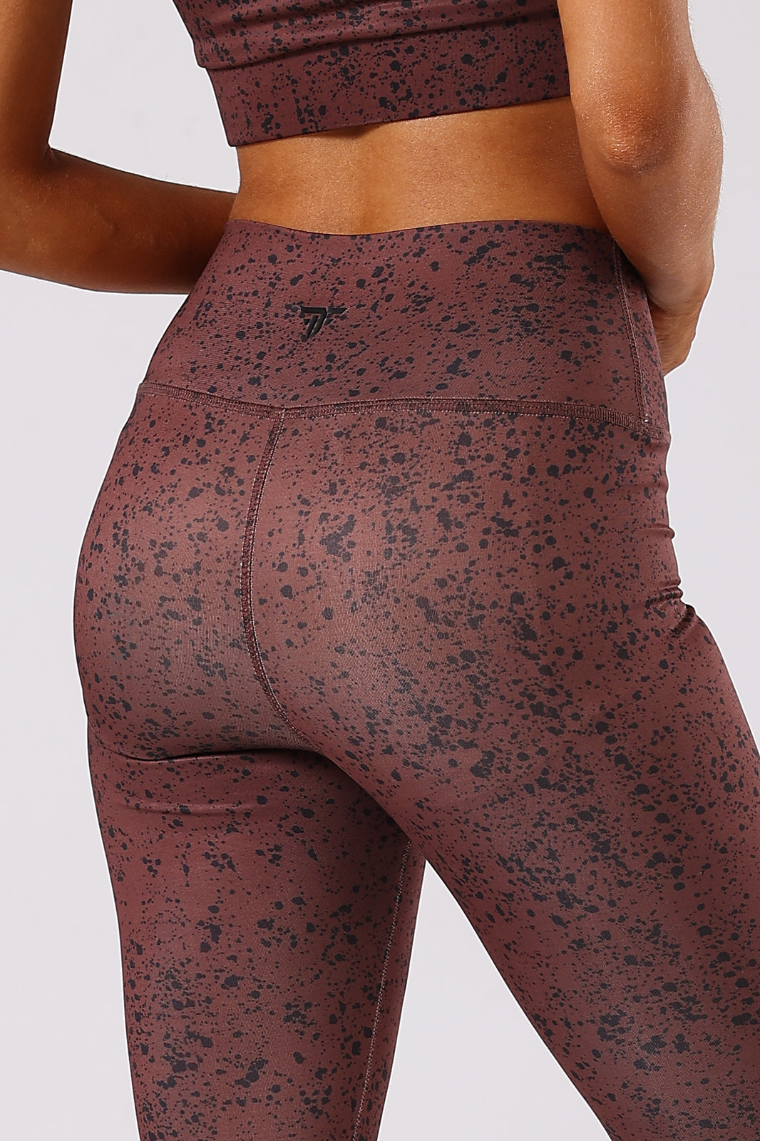 Ink Storm Print Leggings