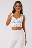 Storm Cloud Print Sports Bra