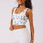 Storm Cloud Print Sports Bra