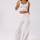 Storm Cloud Print Sports Bra