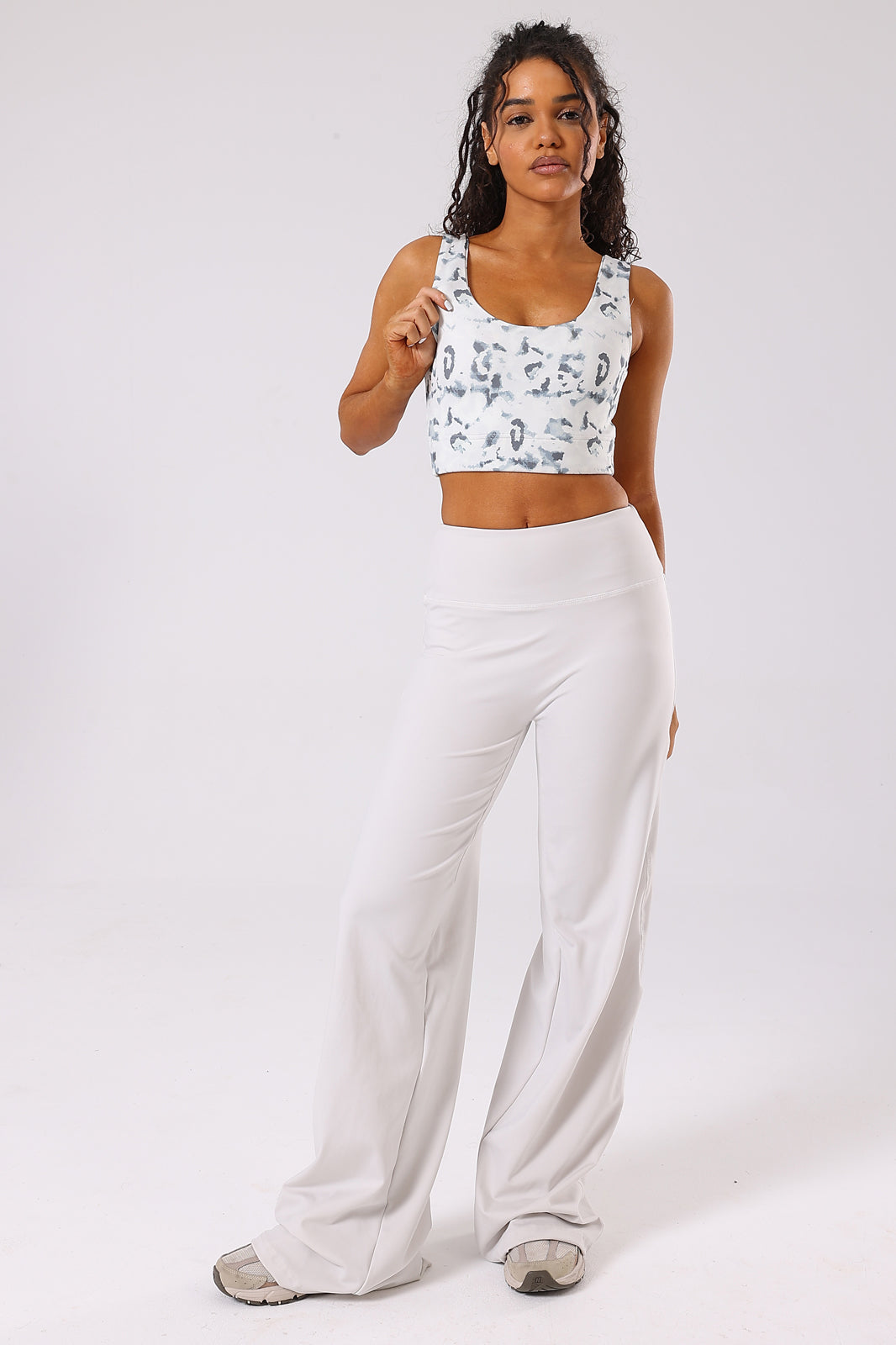 Storm Cloud Print Sports Bra