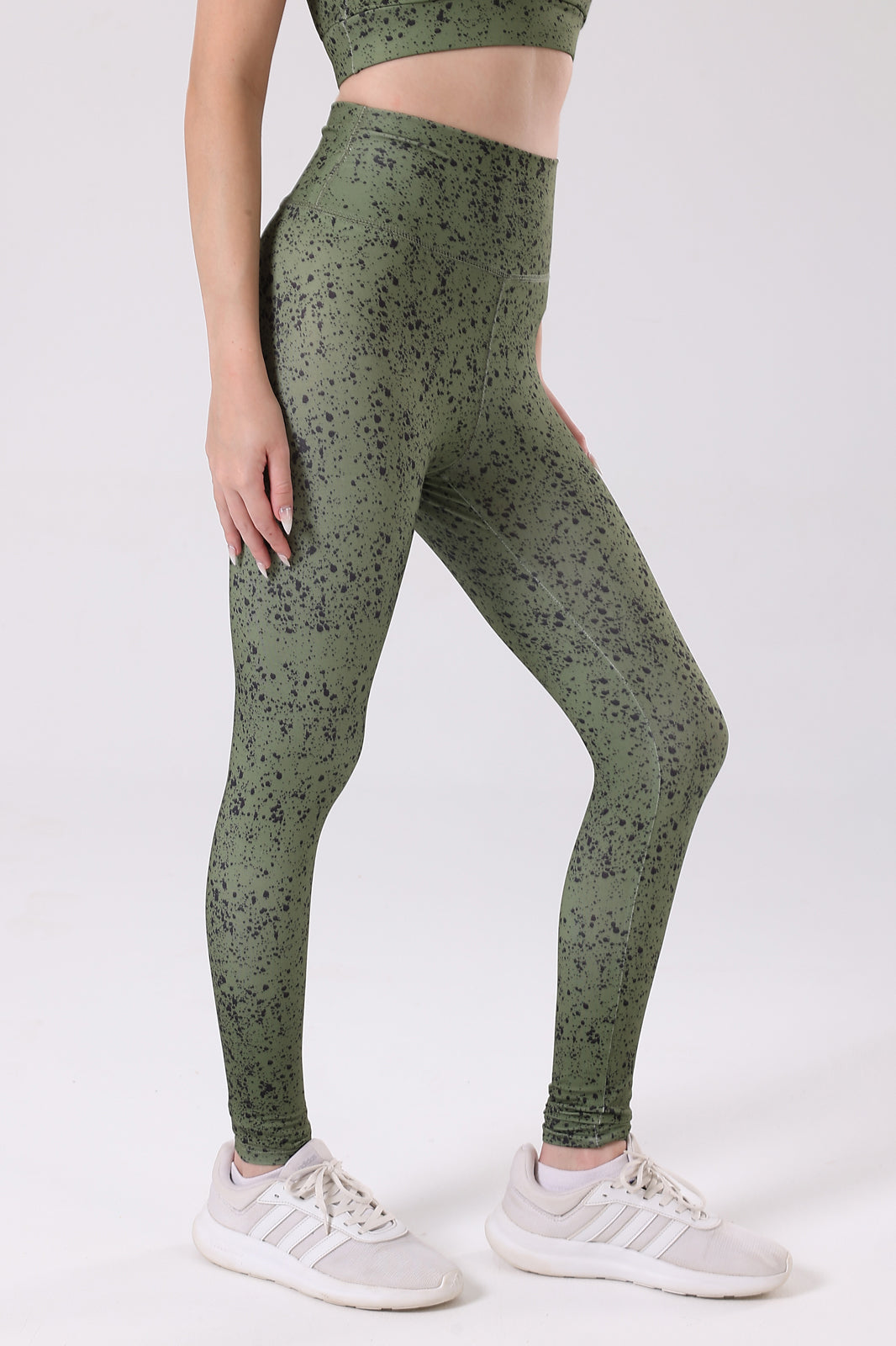 Ink Storm Print Leggings