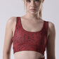 Ink Storm Print Sports Bra