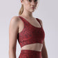 Ink Storm Print Sports Bra