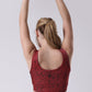Ink Storm Print Sports Bra