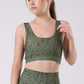 Ink Storm Print Sports Bra