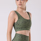 Ink Storm Print Sports Bra