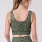 Ink Storm Print Sports Bra