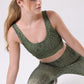 Ink Storm Print Sports Bra