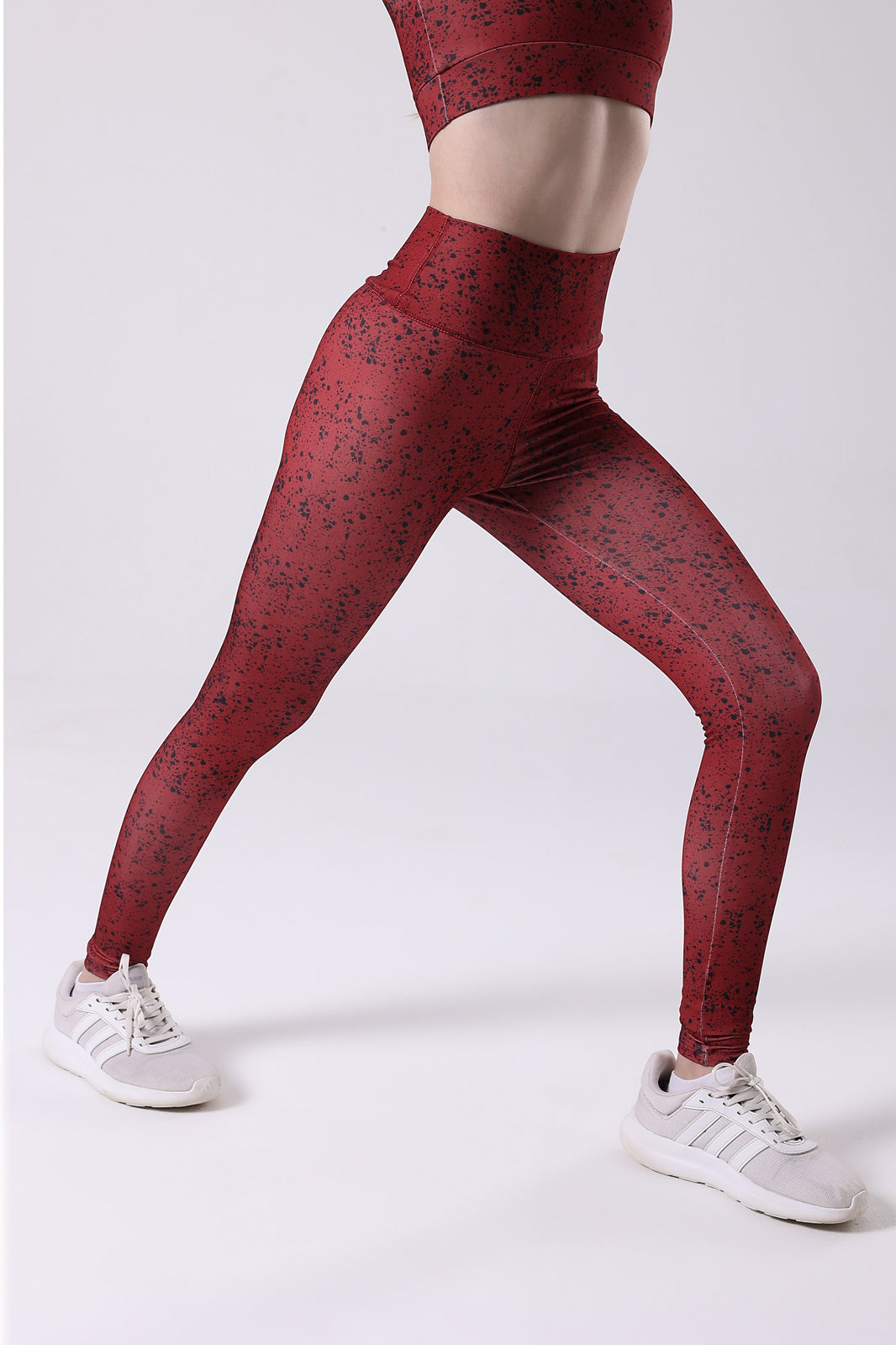 Ink Storm Print Leggings