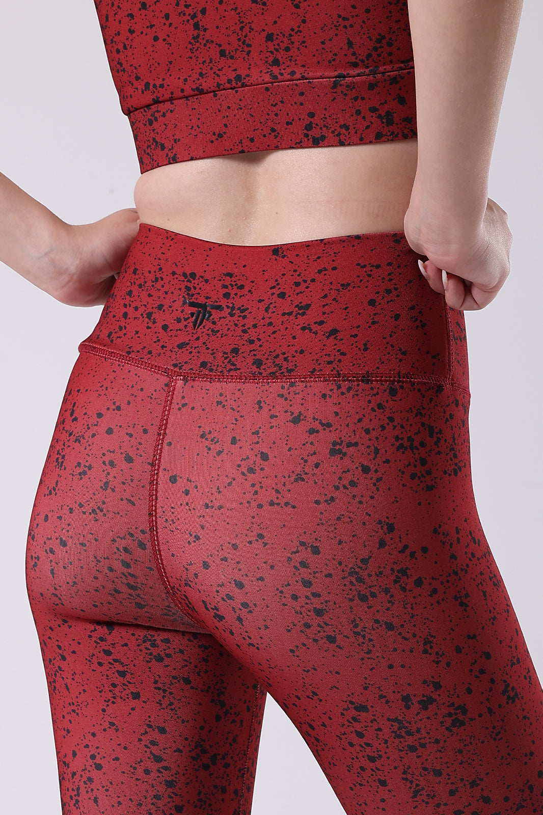 Ink Storm Print Leggings