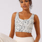 Ink Storm Print Sports Bra