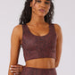Ink Storm Print Sports Bra