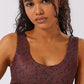 Ink Storm Print Sports Bra