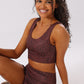 Ink Storm Print Sports Bra