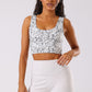 Ink Storm Print Sports Bra