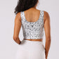 Ink Storm Print Sports Bra