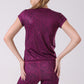 Ink Storm Print Cap Sleeve Top